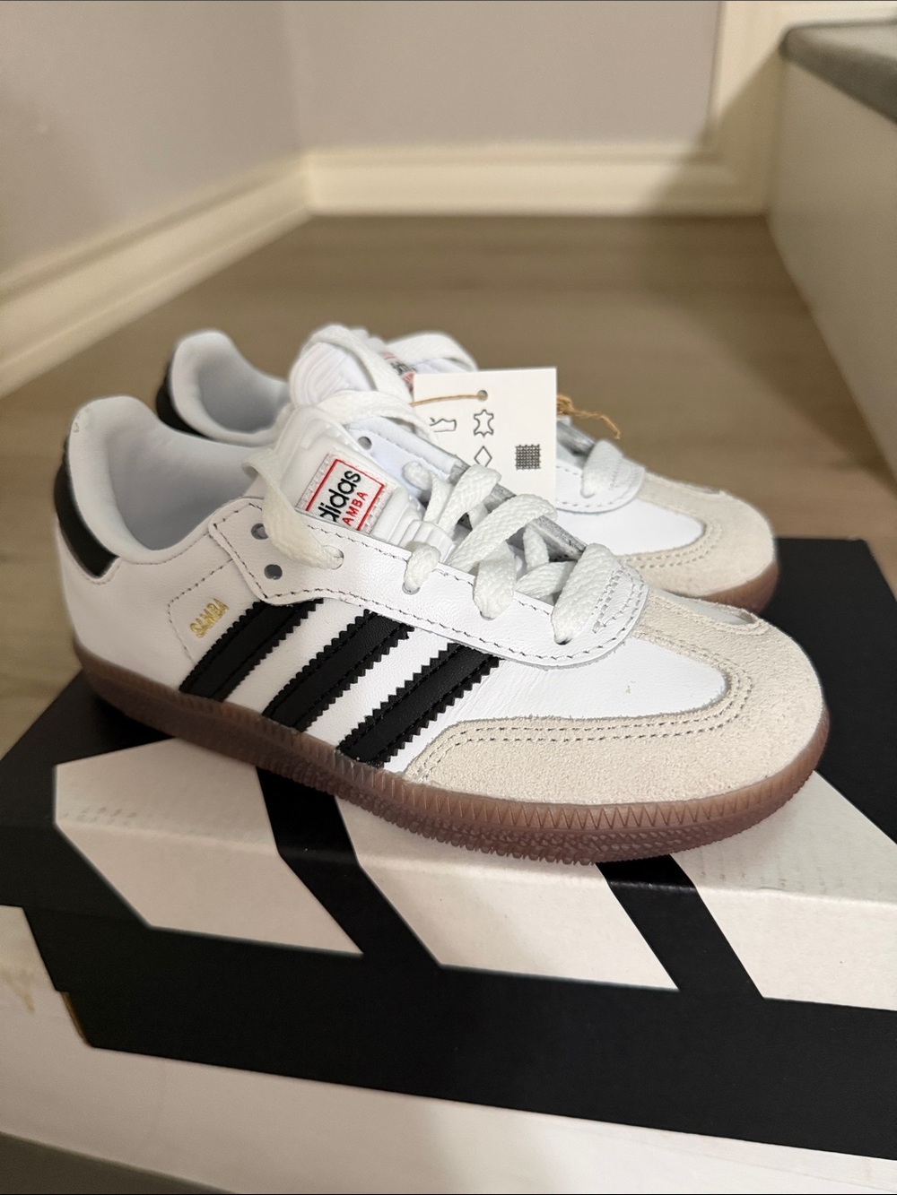 SAMBA INDOOR SOCCER SHOES TODDLER Sz 11K